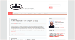 Desktop Screenshot of adka.cz